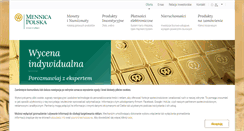 Desktop Screenshot of mennica.com.pl