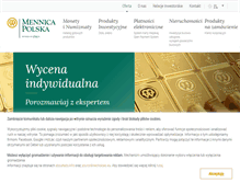 Tablet Screenshot of mennica.com.pl